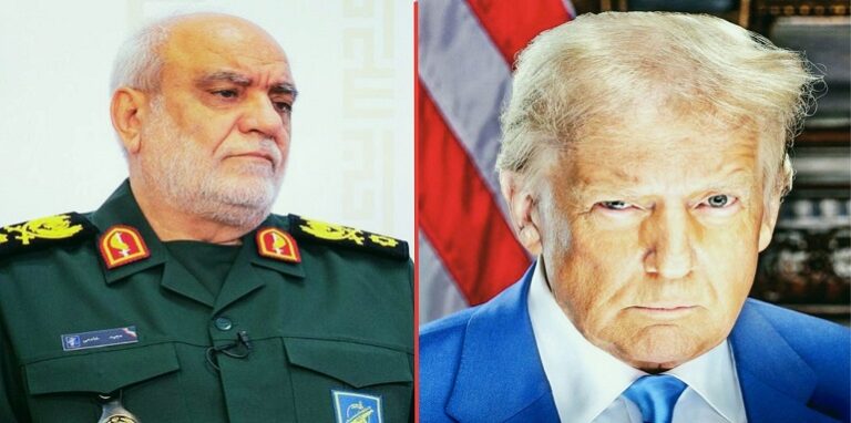 IRGC Intelligence Chief Majid Khademi & US President Donald Trump