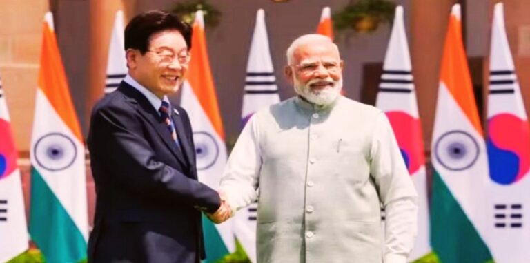 Korean President Lee Jae-myung and PM Modi
