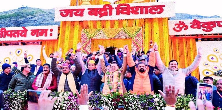 The doors of Badrinath Dham opened
