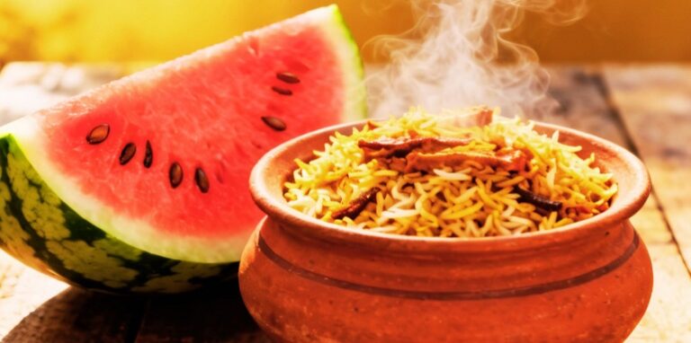 watermelon after biryani.