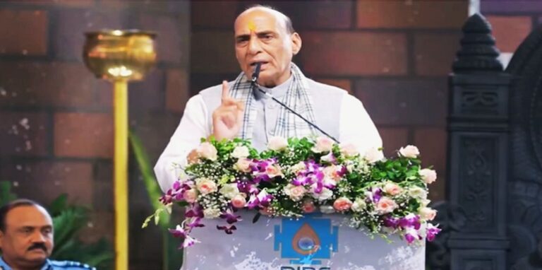 Defence Minister Rajnath Singh