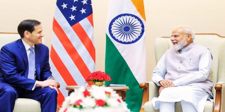US Secretary of State Marco Rubio meets PM Modi