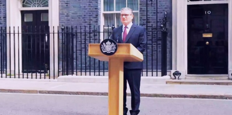 British PM Keir Starmer resigns