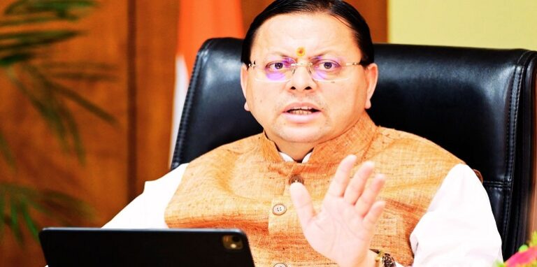 CM Dhami chaired a high-level review meeting