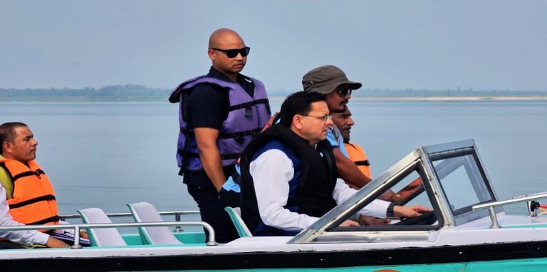 CM Dhami in Gadarpur