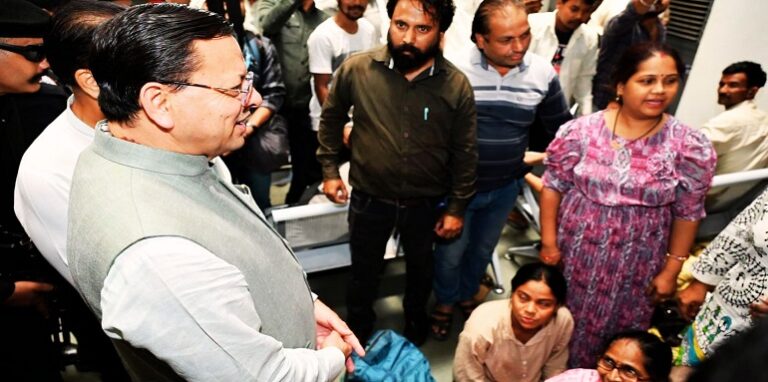 CM Dhami reached Rishikesh
