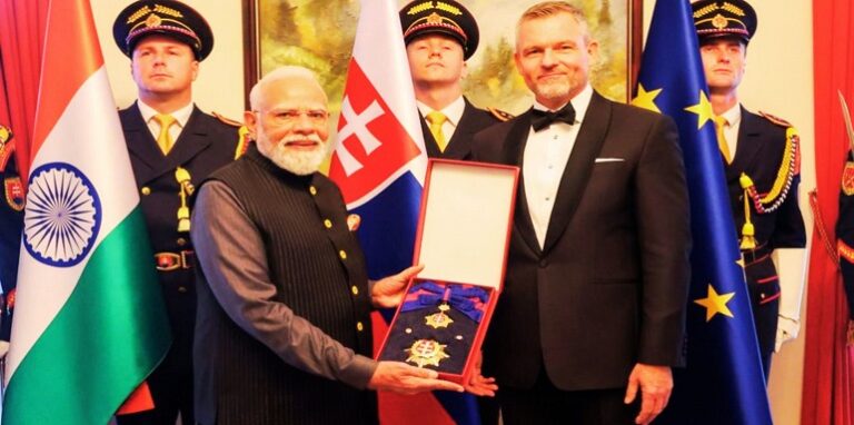 PM Modi Slovakia highest civilian honour