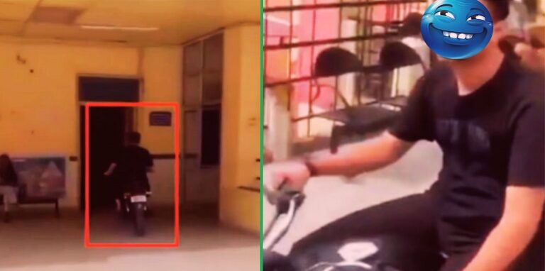 bike inside Hospital