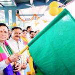 CM Dhami flagged off the train for Somnath