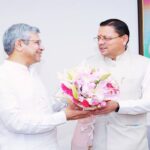 CM Dhami met the Railway Minister in New Delhi
