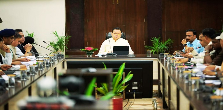 CM Dhami reviews helpline-1905