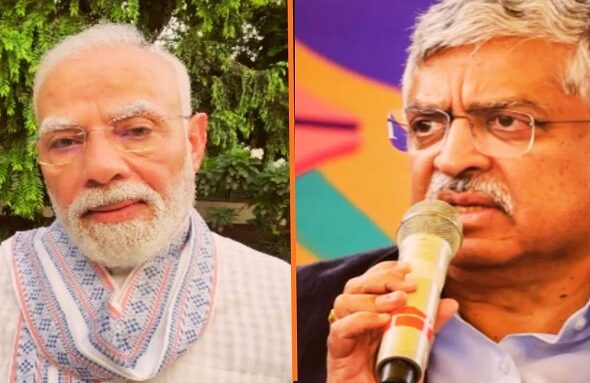PM Modi & technology expert Nandan Nilekani