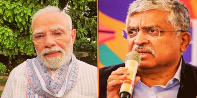 PM Modi & technology expert Nandan Nilekani
