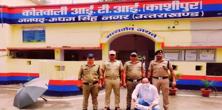 UP's wanted gangster arrested from Kashipur