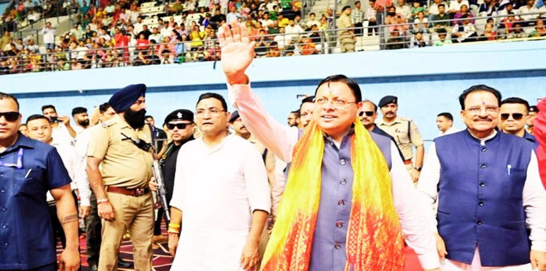 CM Dhami inaugurated the first sports university of Uttarakhand