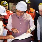 CM Dhami reached ground zero
