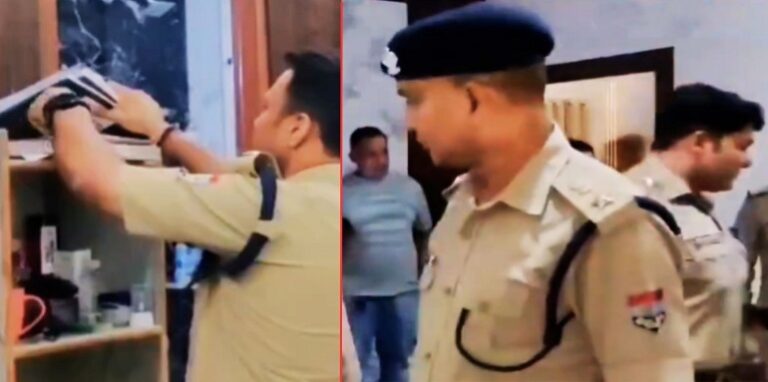 Police raid at PG hostel