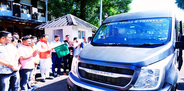 CM Dhami flagged off