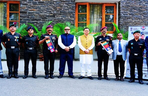 CM Dhami flags-in 4 successful mountaineering expeditions