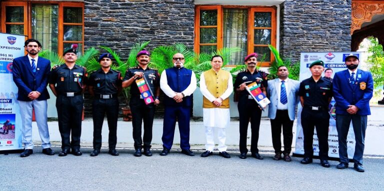 CM Dhami flags-in 4 successful mountaineering expeditions
