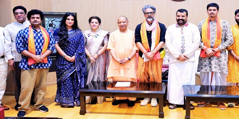 Makers of 'Hanuman Ansh' met CM Yogi Adityanath