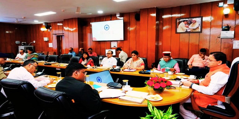 State-level vigilance and monitoring committee meeting chaired by CM Dhami