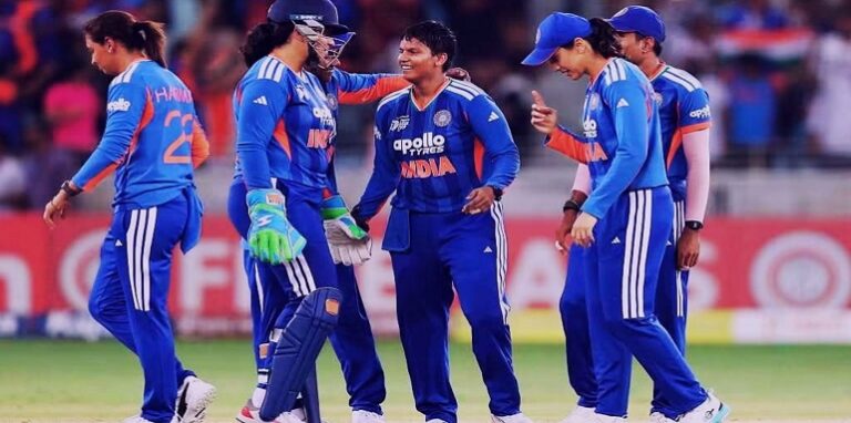 Team India wins the Women's Asia Cup final