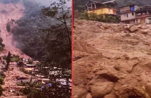 landslide in Sikkim