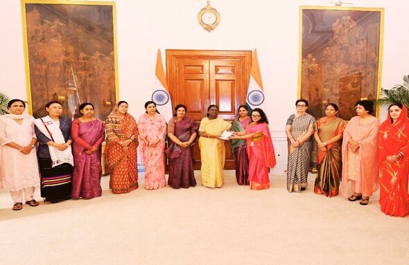 A group of BJP women MPs met the President