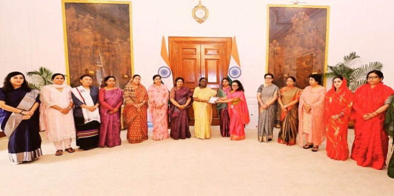 A group of BJP women MPs met the President