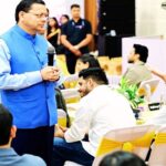 CM Dhami interacted with content creators