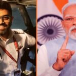 Indian pilot Smit Machhar & PM Modi